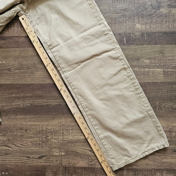 Levi’s Women’s Dad Chino Pants W26 L30, Khaki - Picture 7 of 12